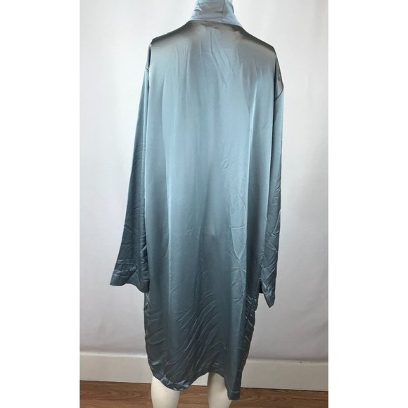 Asos- Women's Large - Gray 100% Polyester Robe - Picture 3 of 5